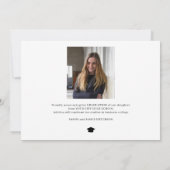 Moderne, eenvoudige afstuderen citaat afstuderen 4 aankondiging (Achterkant)