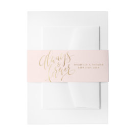 Moderne Eenvoudige altijd- en altijd-scriptweduwen Uitnodigingen Wikkel