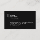 Moderne Eenvoudige Architectuur Logo Bouw Visitekaartje (Voorkant)