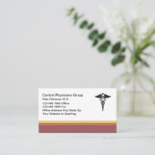 Moderne Eenvoudige Arts Afspraakkaarten Afsprakenkaartje (Staand voorkant)