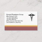 Moderne Eenvoudige Arts Afspraakkaarten Afsprakenkaartje (Voorkant)