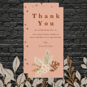 Moderne eenvoudige Bedankt Dank u bruiloft Vierkante Sticker