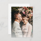 Moderne eenvoudige bedekking - Hartelijk dank voor (Voorkant / Achterkant)