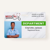 Moderne eenvoudige Bedrijf Business Sjabloon Badge (Voorkant)