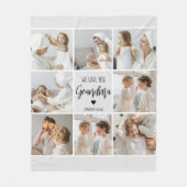 Moderne, eenvoudige beste grootmoeder ooit fleece deken (Voorkant)