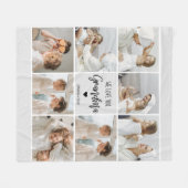 Moderne, eenvoudige beste grootmoeder ooit fleece deken (Voorkant (Horizontaal))