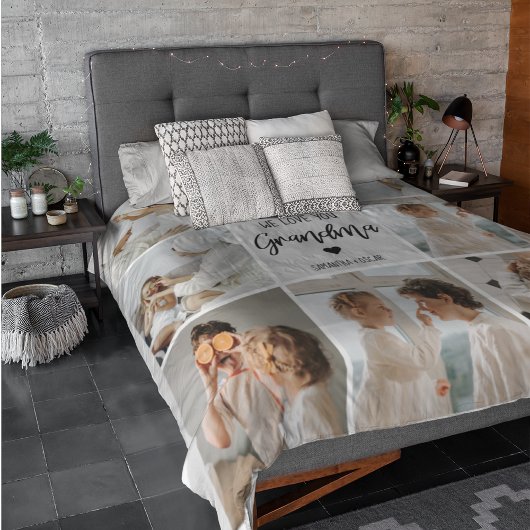 Moderne, eenvoudige beste grootmoeder ooit fleece deken