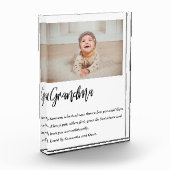 Moderne, eenvoudige beste grootmoeder ooit fotoblokken (Links)