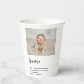 Moderne, eenvoudige beste grootmoeder ooit papieren bekers (Voorkant)