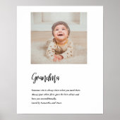 Moderne, eenvoudige beste grootmoeder ooit poster (Voorkant)