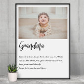 Moderne, eenvoudige beste grootmoeder ooit poster