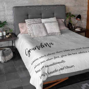 Moderne, eenvoudige beste grootmoeder ooit sherpa deken