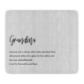 Moderne, eenvoudige beste grootmoeder ooit snijplank (Voorkant)