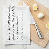 Moderne, eenvoudige beste grootmoeder ooit theedoek (Quarter Fold)