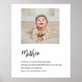 Moderne, eenvoudige beste moeder ooit poster (Voorkant)