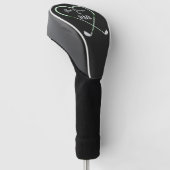 Moderne Eenvoudige Beste Opa door Par  Golfheadcover (Schuin)