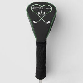 Moderne Eenvoudige Beste Schoonvader door Par Golfheadcover