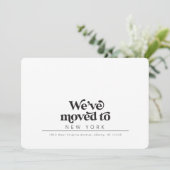 Moderne, eenvoudige, bewegende aankondiging (Staand voorkant)