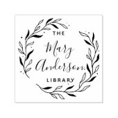 Moderne eenvoudige bladeren uit de bibliotheek van  zelfinktende stempel (Design)