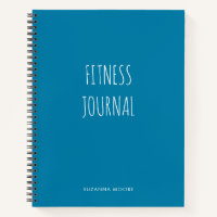 Moderne, eenvoudige, blauwe Gym Workout Health Fit