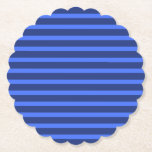 Moderne Eenvoudige blauwe Marine Twee Tone Stripe  Kartonnen Onderzetters<br><div class="desc">Moderne Eenvoudige blauwe Marine Twee Tone Stripe naam</div>