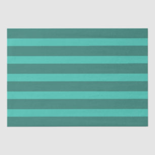 Moderne Eenvoudige blauwe Marine Twee Tone Stripe  Tissuepapier