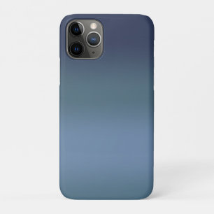 Moderne Eenvoudige Blauwe Navy Gradiënt Kleur Case-Mate iPhone Case