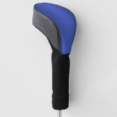 Moderne Eenvoudige Blauwe Navy Gradiënt Kleur Golfheadcover (Schuin)