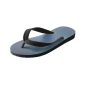 Moderne Eenvoudige Blauwe Navy Gradiënt Kleur Kinder Teenslippers (Schuin)