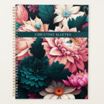 Moderne eenvoudige bloemen planner<br><div class="desc">Moderne,  simpel,  bloemen Planner,  mooi geschenk voor kerstmis voor je familie en vrienden. Of voor jezelf om in een gelukkig nieuw jaar te beginnen!</div>