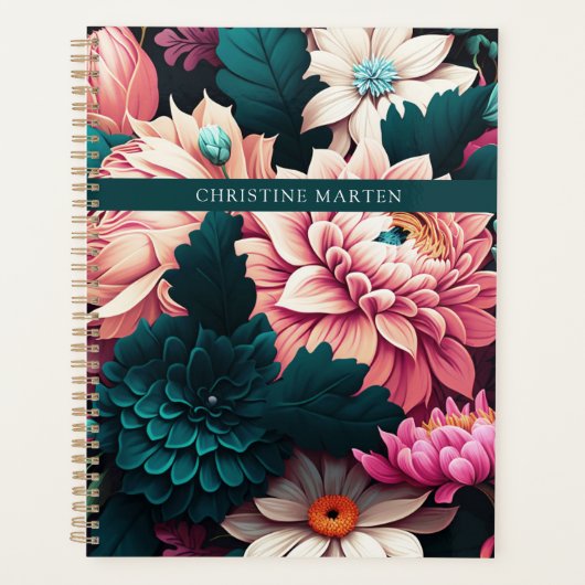 Moderne eenvoudige bloemen planner (Voorkant)