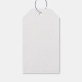 Moderne eenvoudige bloemige Boho-huwelijk bedankt Cadeaulabel (Achterkant)