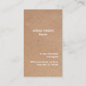 Moderne Eenvoudige Bloemtekening Bloemen Visitekaartje (Achterkant)