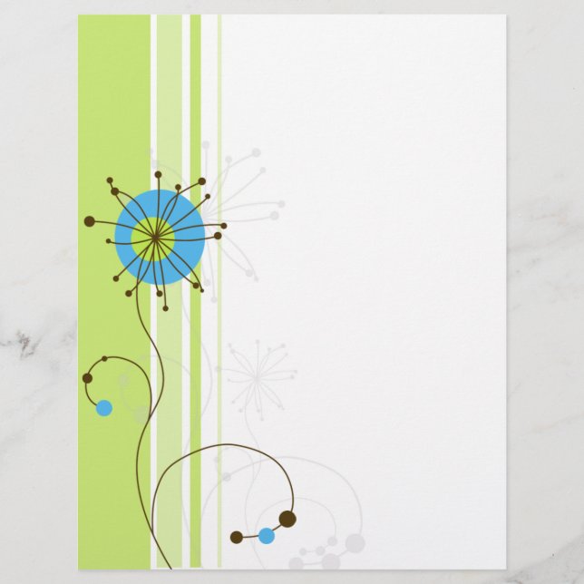 Moderne eenvoudige, blokgroene typografie (Voorkant)