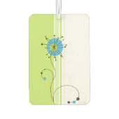 Moderne eenvoudige, blokgroene typografie luchtverfrisser (Achterkant)