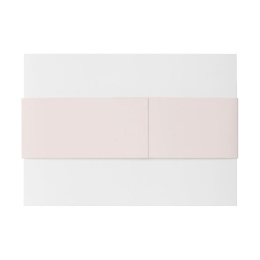 Moderne eenvoudige blush-bruiloft- uitnodigingen wikkel (Achterkant Voorbeeld)