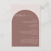 Moderne eenvoudige Bohemen Kaart met details behui (Voorkant)