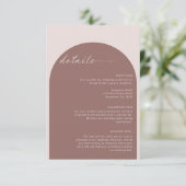 Moderne eenvoudige Bohemen Kaart met details behui (Staand voorkant)