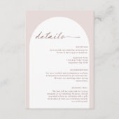 Moderne eenvoudige Bohemen Kaart met details behui (Voorkant)