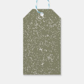 Moderne Eenvoudige Boho Kerstboom Cadeaulabel (Achterkant)