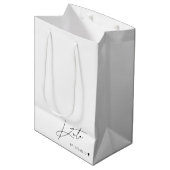 Moderne Eenvoudige Bruidsmeisje voorstel Gift Bag Medium Cadeauzakje (Voorkant Gekanteld)