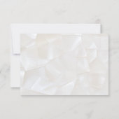 Moderne eenvoudige bruiloft QR RSVP Kaartje (Achterkant)