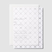 Moderne Eenvoudige Bruiloft Vellum Uitnodigingen (Offset (Uitnodiging))
