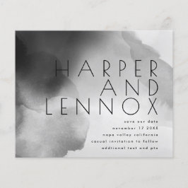 Moderne, eenvoudige budgetminimalistisch, bespaar  flyer