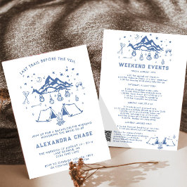 Moderne Eenvoudige Cam Bachelorette reisschema wee Kaart