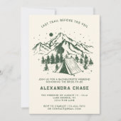 Moderne Eenvoudige Cam Bachelorette reisschema wee Kaart (Voorkant)