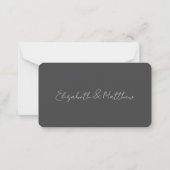 Moderne eenvoudige camouflauwbinding zonder maalti notitiekaartje (Achterkant)