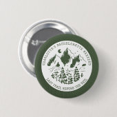 Moderne Eenvoudige Camping Weekend Meidenavakantie Ronde Button 5,7 Cm (Voorkant /achterkant)