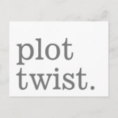 Moderne eenvoudige Casual bruiloft uitstel Briefkaart (Voorkant)