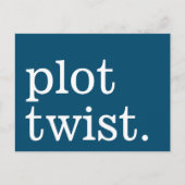 Moderne eenvoudige Casual bruiloft uitstel Briefkaart (Voorkant)